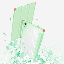 Заредете изображение във визуализатора на галерията – Dux Ducis Toby armored tough Smart Cover for iPad mini 2021 with a holder for Apple Pencil green - TopMag
