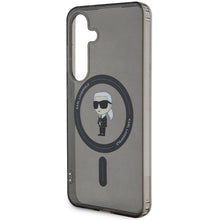 Заредете изображение във визуализатора на галерията – Karl Lagerfeld IML Ikonik MagSafe case for Samsung Galaxy S24 - black
