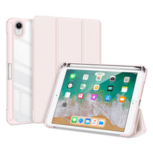 Заредете изображение във визуализатора на галерията – Dux Ducis Toby armored tough Smart Cover for iPad mini 2021 with a holder for Apple Pencil pink - TopMag
