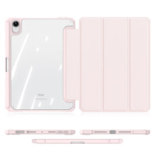 Заредете изображение във визуализатора на галерията – Dux Ducis Toby armored tough Smart Cover for iPad mini 2021 with a holder for Apple Pencil pink - TopMag
