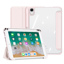 Заредете изображение във визуализатора на галерията – Dux Ducis Toby armored tough Smart Cover for iPad mini 2021 with a holder for Apple Pencil pink - TopMag
