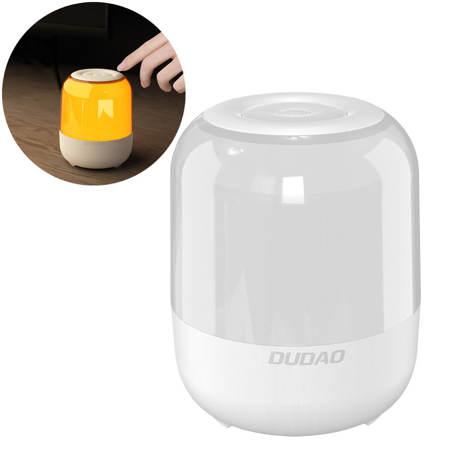 Dudao wireless Bluetooth 5.0 RGB speaker 5W 1200mAh white (Y11S-white) - TopMag