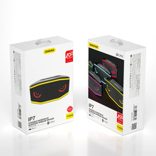 Заредете изображение във визуализатора на галерията – Dudao Waterproof IP7 Wireless Bluetooth 5.0 RGB 5W 1200mAh Speaker Black (Y10XS-black) - TopMag
