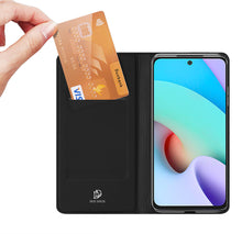 Заредете изображение във визуализатора на галерията – Dux Ducis Skin Pro Bookcase type case for Xiaomi Redmi 10 black - TopMag
