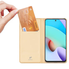Заредете изображение във визуализатора на галерията – Dux Ducis Skin Pro Bookcase type case for Xiaomi Redmi 10 golden - TopMag
