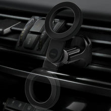 Заредете изображение във визуализатора на галерията – Uniq magnetic Sam Trelix Car Air Vent Mount black/midnight black
