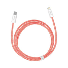 Заредете изображение във визуализатора на галерията – Baseus Dynamic Series Fast Charging Data Cable USB Typ C - Lightning Power Delivery 20W 1m orange (CALD000007) - TopMag
