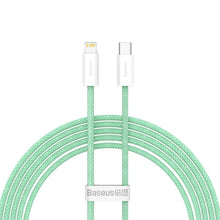 Заредете изображение във визуализатора на галерията – Baseus Dynamic Series Fast Charging Data Cable USB Typ C - Lightning Power Delivery 20W 2m green (CALD000106) - TopMag
