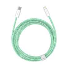 Заредете изображение във визуализатора на галерията – Baseus Dynamic Series Fast Charging Data Cable USB Typ C - Lightning Power Delivery 20W 2m green (CALD000106) - TopMag
