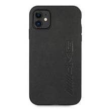 Заредете изображение във визуализатора на галерията – AMG AMHCN61DOLBK iPhone 11 6,1" czarny/black hardcase Leather Hot Stamped - TopMag
