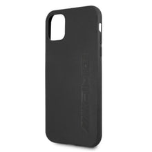 Заредете изображение във визуализатора на галерията – AMG AMHCN61DOLBK iPhone 11 6,1" czarny/black hardcase Leather Hot Stamped - TopMag
