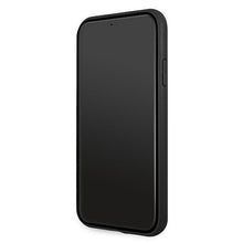 Заредете изображение във визуализатора на галерията – AMG AMHCN61OSDBK iPhone 11 6.1 "black / black hardcase Leather Curved Lines - TopMag
