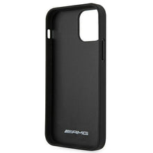 Заредете изображение във визуализатора на галерията – AMG AMHCP12LDOLBK iPhone 12 Pro Max 6,7" czarny/black hardcase Leather Hot Stamped - TopMag

