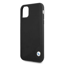 Заредете изображение във визуализатора на галерията – Etui BMW BMHCN61RCDPK iPhone 11 6,1" / Xr czarny/black hardcase Leather Deboss - TopMag
