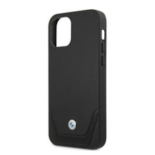 Заредете изображение във визуализатора на галерията – Etui BMW BMHCP12LRSWPK iPhone 12 Pro Max 6,7" czarny/black hardcase Leather Perforate - TopMag
