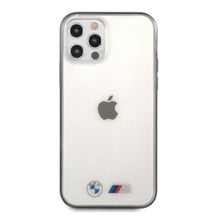 Заредете изображение във визуализатора на галерията – Etui BMW BMHCP12MMBTOK iPhone 12/12 Pro 6,1" transparent hardcase Sandblast - TopMag
