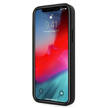 Заредете изображение във визуализатора на галерията – Etui BMW BMHCP12SRSPPK iPhone 12 mini 5,4" czarny/black hardcase Leather Curve Perforate - TopMag
