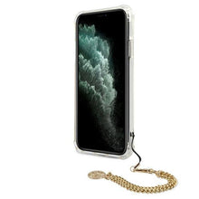 Заредете изображение във визуализатора на галерията – Guess GUHCN58KSPEGO iPhone 11 Pro 5,8" złoty/gold hardcase Peony Chain Collection - TopMag

