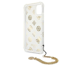 Заредете изображение във визуализатора на галерията – Guess GUHCN58KSPEGO iPhone 11 Pro 5,8" złoty/gold hardcase Peony Chain Collection - TopMag
