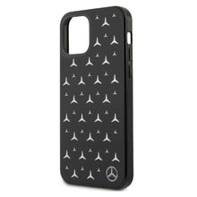 Заредете изображение във визуализатора на галерията – Mercedes MEHCP12LESPBK iPhone 12 Pro Max 6,7" czarny/black hardcase Silver Stars Pattern - TopMag
