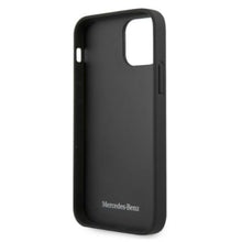 Заредете изображение във визуализатора на галерията – Mercedes MEHCP12MCDOBK iPhone 12/12 Pro 6,1" czarny/black hardcase Leather Perforated Area - TopMag
