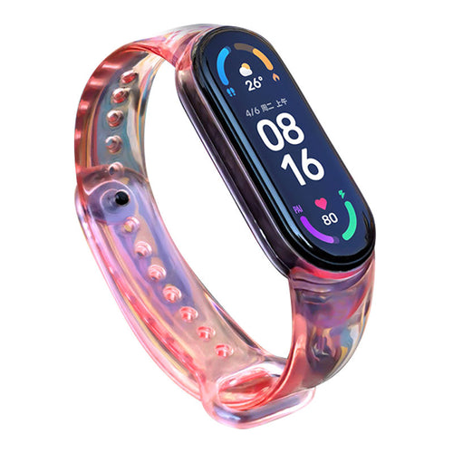 Replacment silicone band strap for Xiaomi Mi Band 4 / 3 red - TopMag