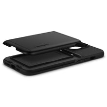 Заредете изображение във визуализатора на галерията – Spigen Slim Armor CS Case Cover for iPhone 13 Pro Armor Cover Card Wallet Black - TopMag
