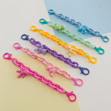 Заредете изображение във визуализатора на галерията – Color Chain (rope) colorful chain phone holder pendant for backpack wallet green - TopMag
