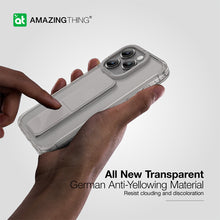 Заредете изображение във визуализатора на галерията – Amazing Thing Titan Pro Holder Case IP156.1PTHGY for Iphone 15 Pro titanium with stand
