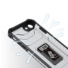 Заредете изображение във визуализатора на галерията – Crystal Ring Case Tough Hybrid Case Cover + Magnetic Holder for iPhone SE 2022 / SE 2020 / iPhone 8 / iPhone 7 black - TopMag
