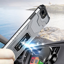 Заредете изображение във визуализатора на галерията – Crystal Ring Case Kickstand Tough Rugged Cover for iPhone 8 Plus / iPhone 7 Plus green - TopMag

