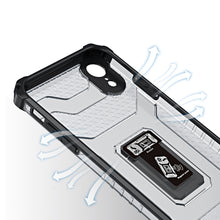 Заредете изображение във визуализатора на галерията – Crystal Ring Case Kickstand Tough Rugged Cover for iPhone XR blue - TopMag
