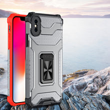 Заредете изображение във визуализатора на галерията – Crystal Ring Case Kickstand Tough Rugged Cover for iPhone XS / iPhone X green - TopMag
