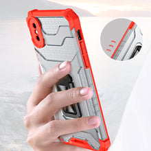 Заредете изображение във визуализатора на галерията – Crystal Ring Case Kickstand Tough Rugged Cover for iPhone XS / iPhone X green - TopMag
