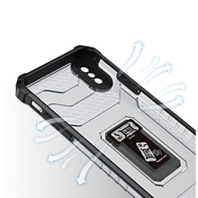 Заредете изображение във визуализатора на галерията – Crystal Ring Case Kickstand Tough Rugged Cover for iPhone XS Max red - TopMag
