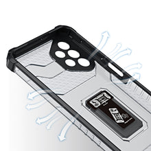 Заредете изображение във визуализатора на галерията – Crystal Ring Case Kickstand Tough Rugged Cover for Samsung Galaxy A32 5G red - TopMag
