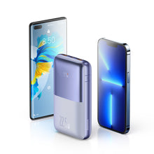 Заредете изображение във визуализатора на галерията – Baseus Baseus Pro 20000mAh 22.5W Powerbank Violet with USB Type A - USB Type C 3A 0.3m cable (PPBD040305)
