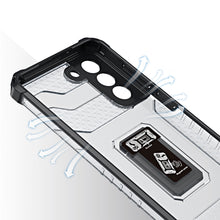 Заредете изображение във визуализатора на галерията – Crystal Ring Case Kickstand Tough Rugged Cover for Samsung Galaxy S21+ 5G (S21 Plus 5G) green - TopMag
