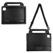 Заредете изображение във визуализатора на галерията – Diamond Tablet Case Armored Soft Case for iPad mini 5/4/3/2/1 with a pen holder black - TopMag
