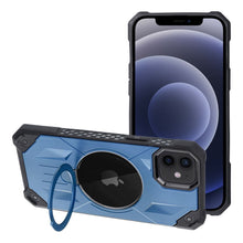 Заредете изображение във визуализатора на галерията – Armor Mag Cover case compatible with MagSafe for IPHONE 12 / 12 PRO blue
