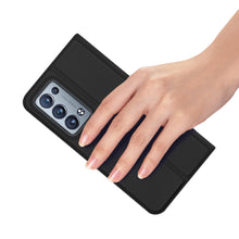 Заредете изображение във визуализатора на галерията – Dux Ducis Skin Pro Bookcase type case for Oppo Reno6 Pro+ 5G / Pro 5G black - TopMag
