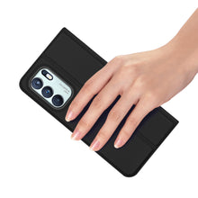 Заредете изображение във визуализатора на галерията – Dux Ducis Skin Pro Bookcase type case for Oppo Reno6 4G black - TopMag
