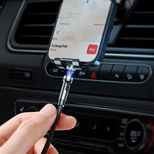 Заредете изображение във визуализатора на галерията – Joyroom 3in1 magnetic cable USB - Lightning / USB Type C / micro USB charging cable 2.4A 1.2m black (S-1224X2 LCM black) - TopMag
