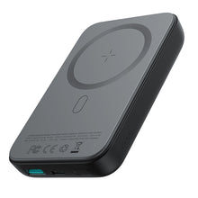 Заредете изображение във визуализатора на галерията – Joyroom Power Bank 10000mAh 20W Power Delivery Quick Charge 15W Magnetic Wireless Charger Qi for iPhone MagSafe Compatible Black (JR-W020 black) - TopMag
