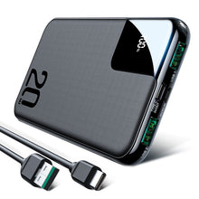 Заредете изображение във визуализатора на галерията – Joyroom Starchi powerbank 10000mAh 20W Power Delivery Quick Charge 2x USB / 1x USB Type C black (JR-QP190) - TopMag
