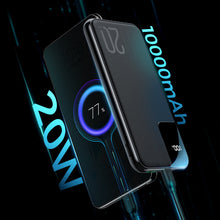 Заредете изображение във визуализатора на галерията – Joyroom Starchi powerbank 10000mAh 20W Power Delivery Quick Charge 2x USB / 1x USB Type C black (JR-QP190) - TopMag
