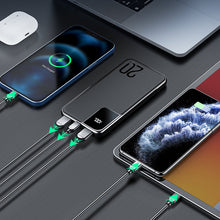 Заредете изображение във визуализатора на галерията – Joyroom Starchi powerbank 10000mAh 20W Power Delivery Quick Charge 2x USB / 1x USB Type C black (JR-QP190) - TopMag
