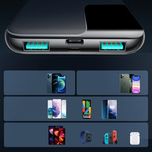 Заредете изображение във визуализатора на галерията – Joyroom Starchi powerbank 10000mAh 20W Power Delivery Quick Charge 2x USB / 1x USB Type C black (JR-QP190) - TopMag
