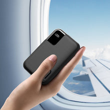 Заредете изображение във визуализатора на галерията – Joyroom Starchi powerbank 10000mAh 20W Power Delivery Quick Charge 2x USB / 1x USB Type C black (JR-QP190 mini) - TopMag
