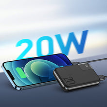 Заредете изображение във визуализатора на галерията – Joyroom Starchi powerbank 10000mAh 20W Power Delivery Quick Charge 2x USB / 1x USB Type C black (JR-QP190 mini) - TopMag
